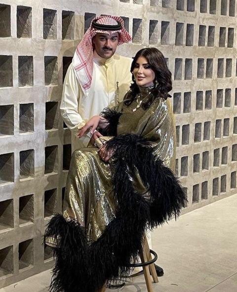 إلهام الفضالة تحتفل بعيد زواجها من شهاب جوهر: